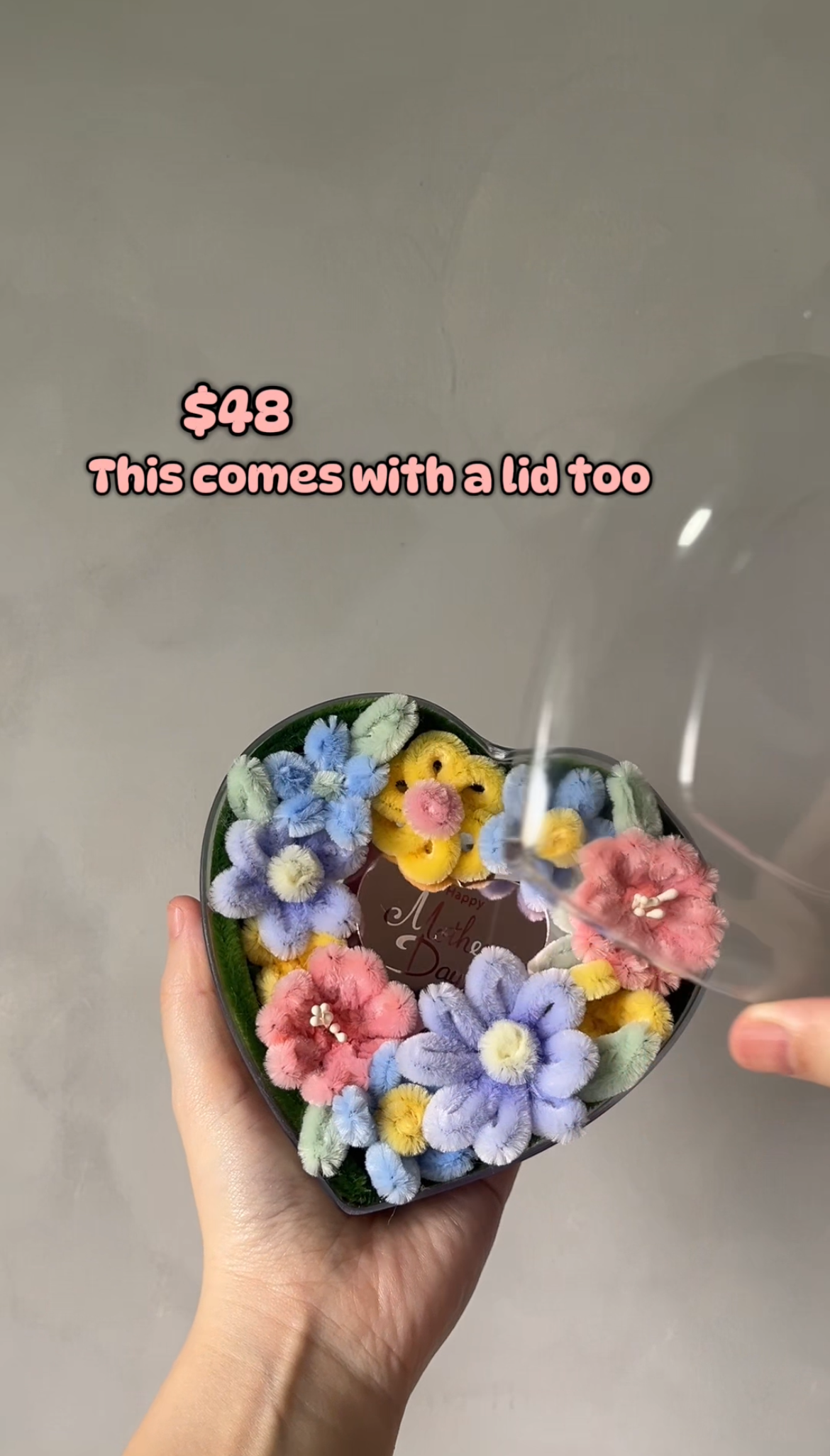 Handmade Fuzzy Wire Flowers