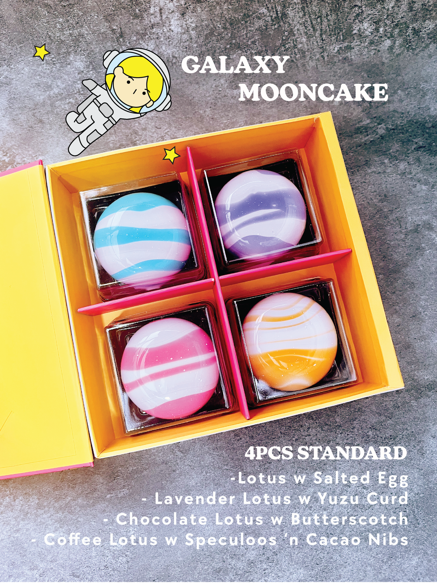 Signature Galaxy Mooncakes