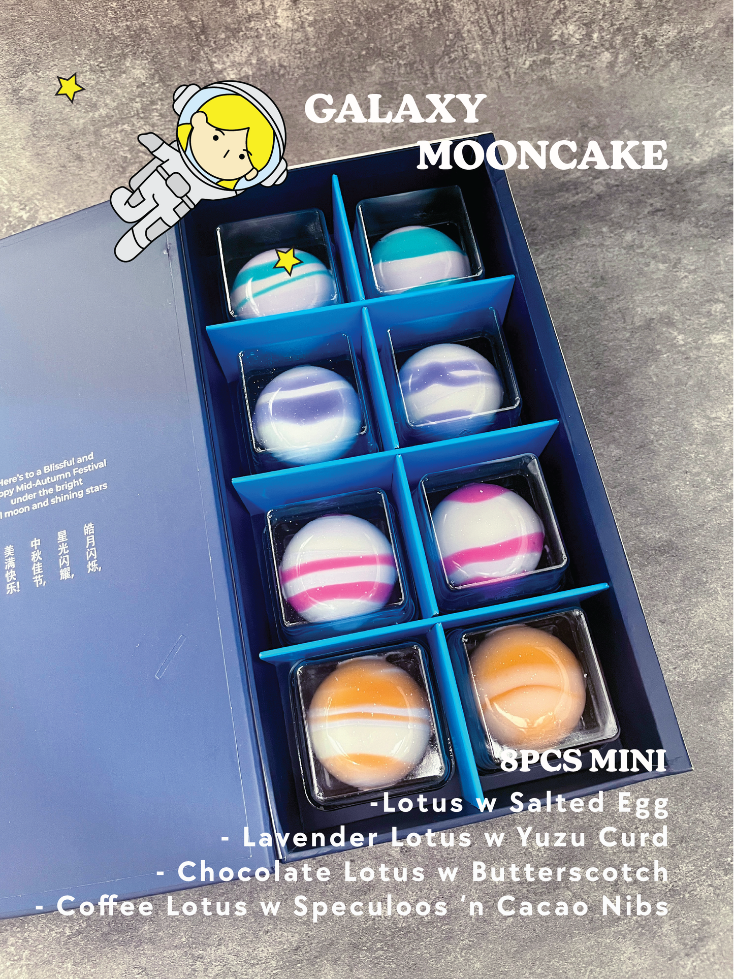 Signature Galaxy Mooncakes