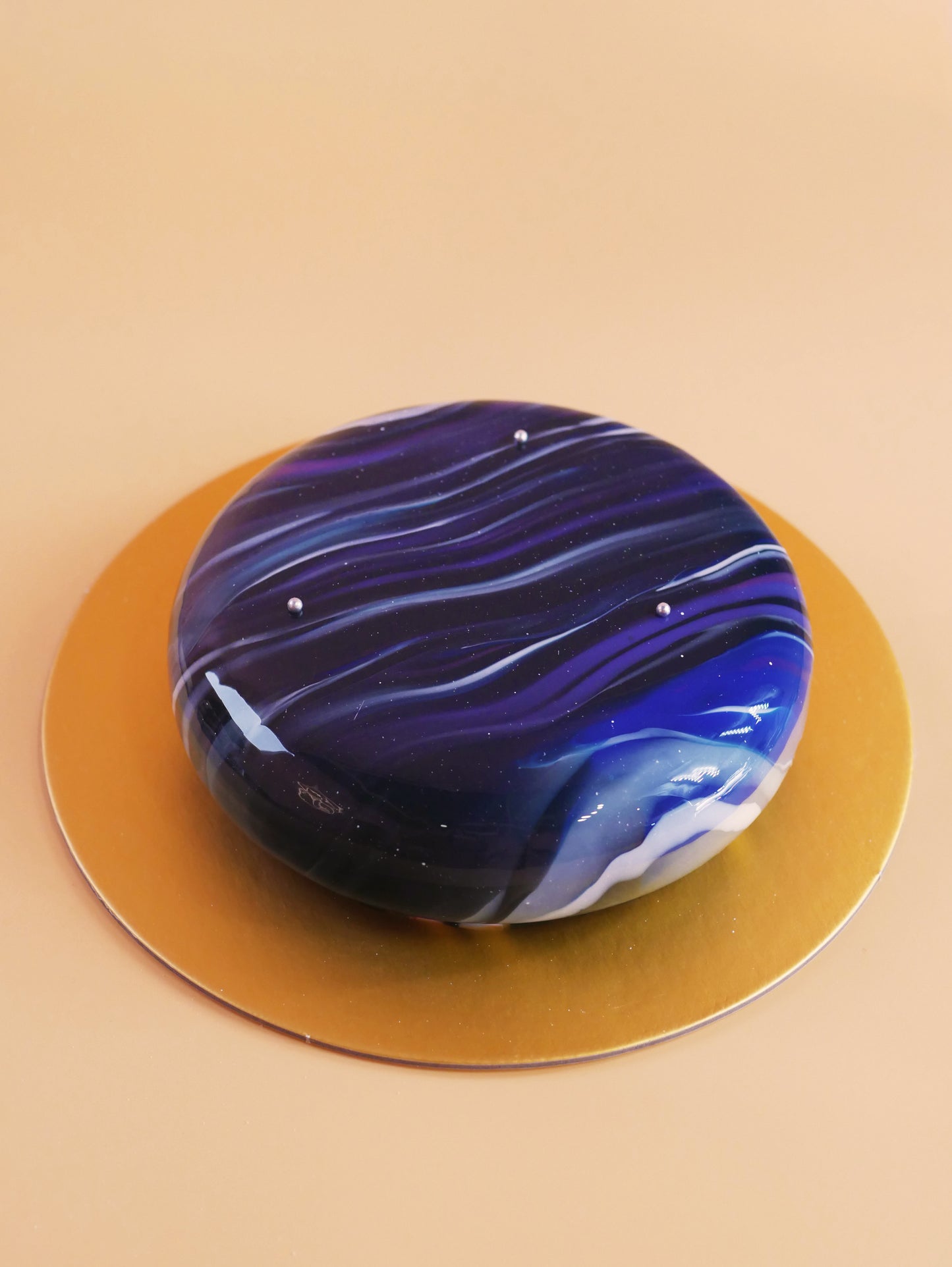 Signature Galaxy Glazed Cake (Chocolate Hazelnut) (Lead Time: 7 Days)