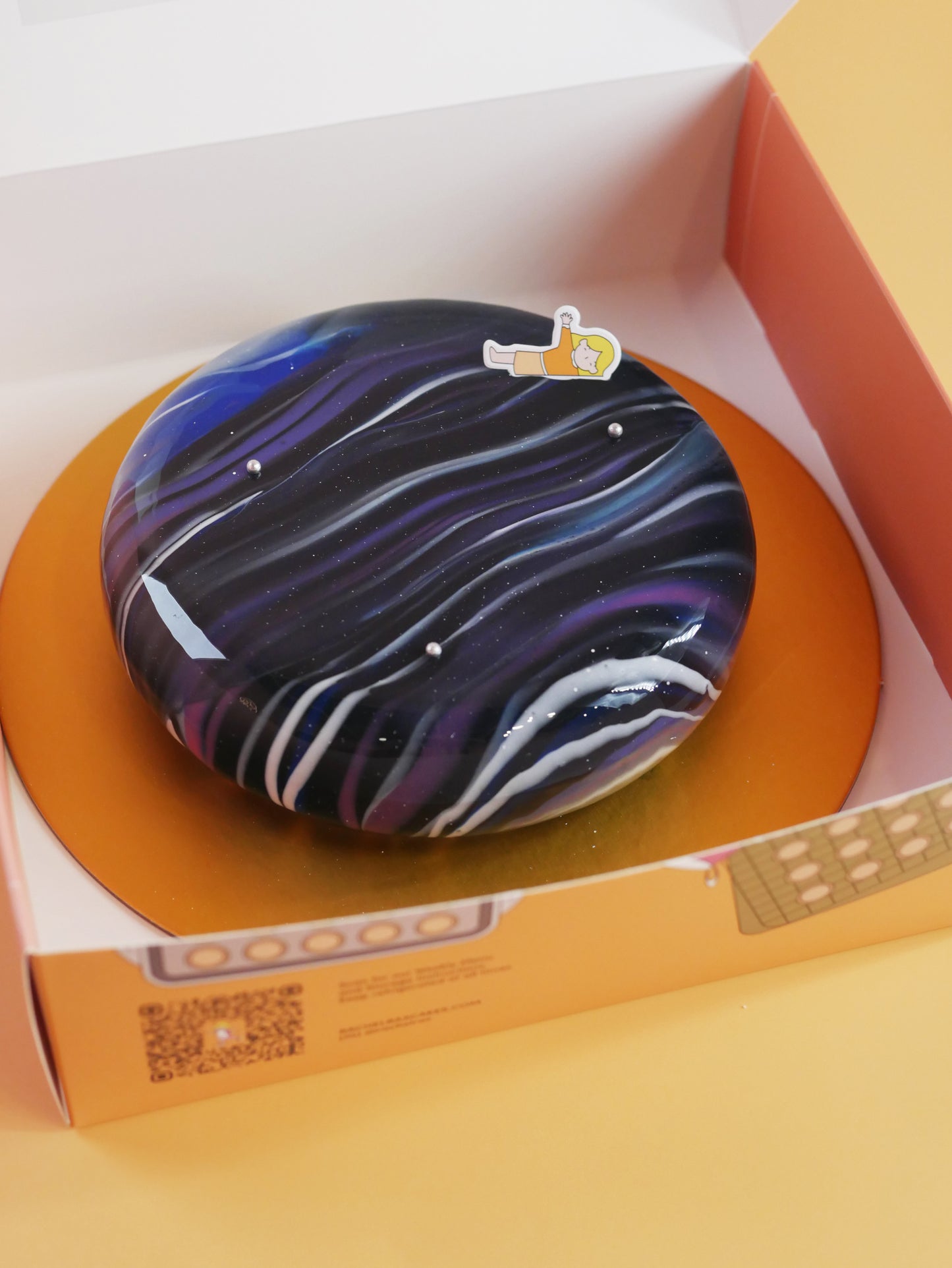 Signature Galaxy Glazed Cake (Chocolate Hazelnut) (Lead Time: 7 Days)