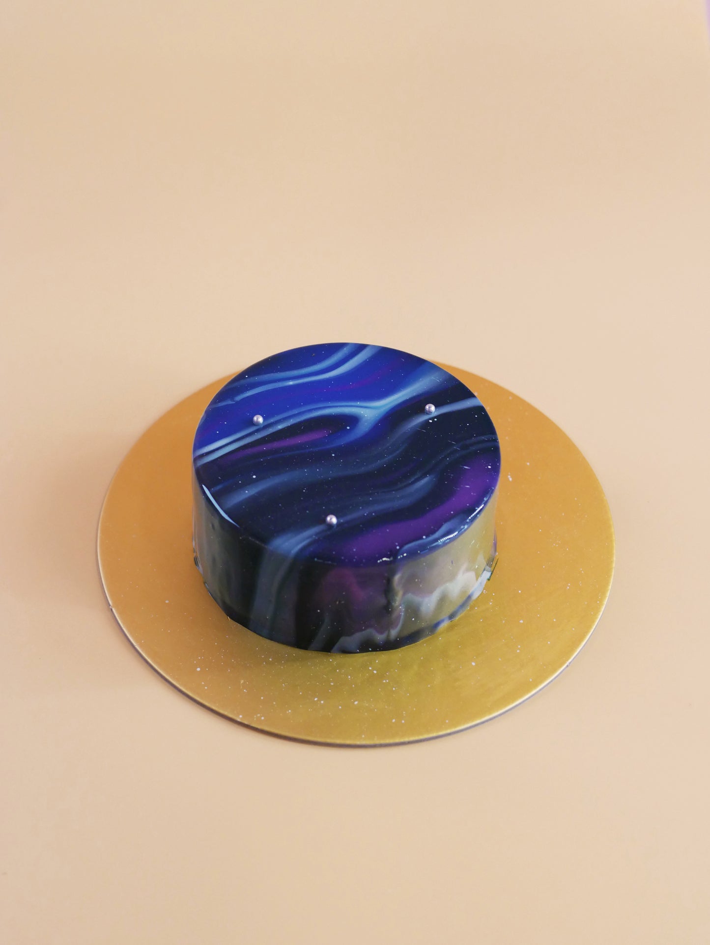 Signature Galaxy Glazed Cake (Chocolate Hazelnut) (Lead Time: 7 Days)
