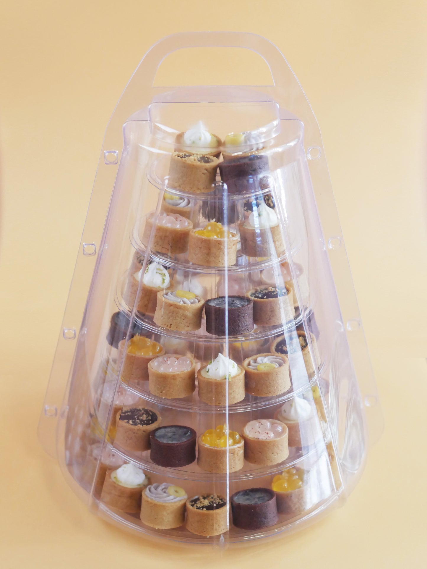 Tiered Mini Tarts Display Tower