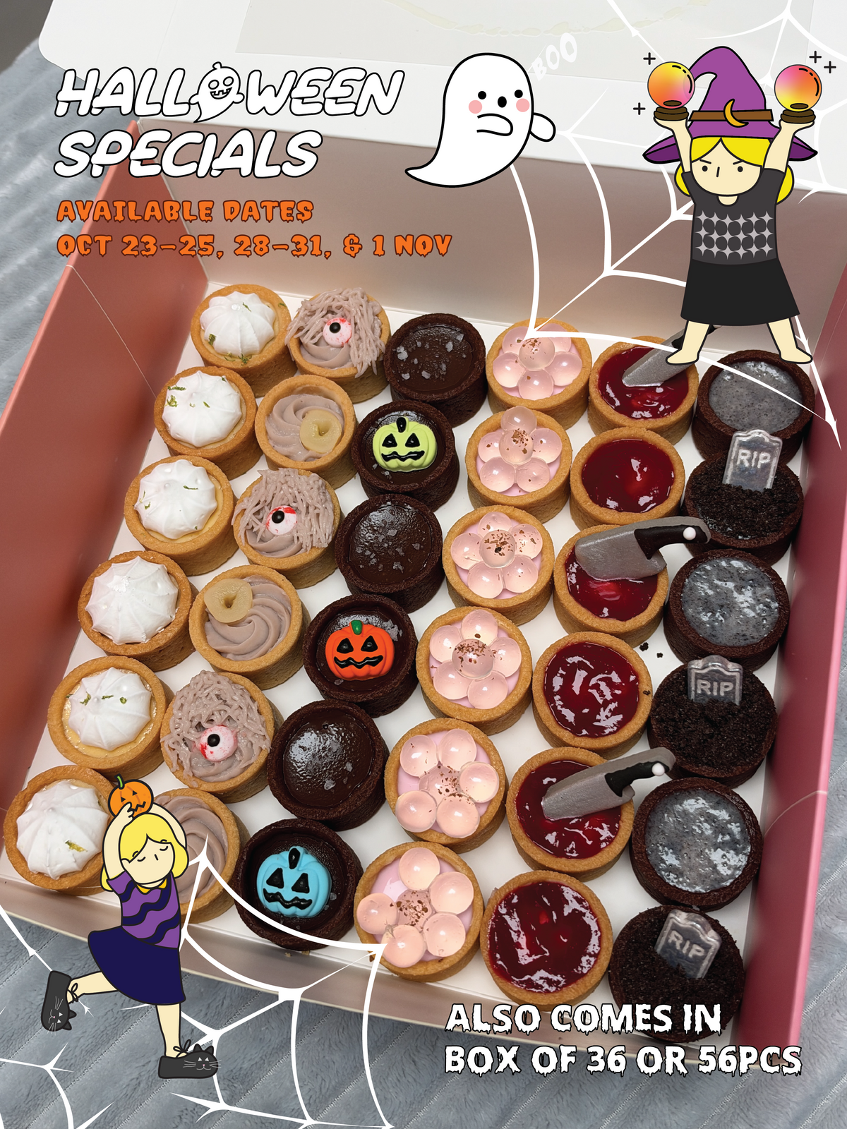 Halloween Assorted Mini Tarts