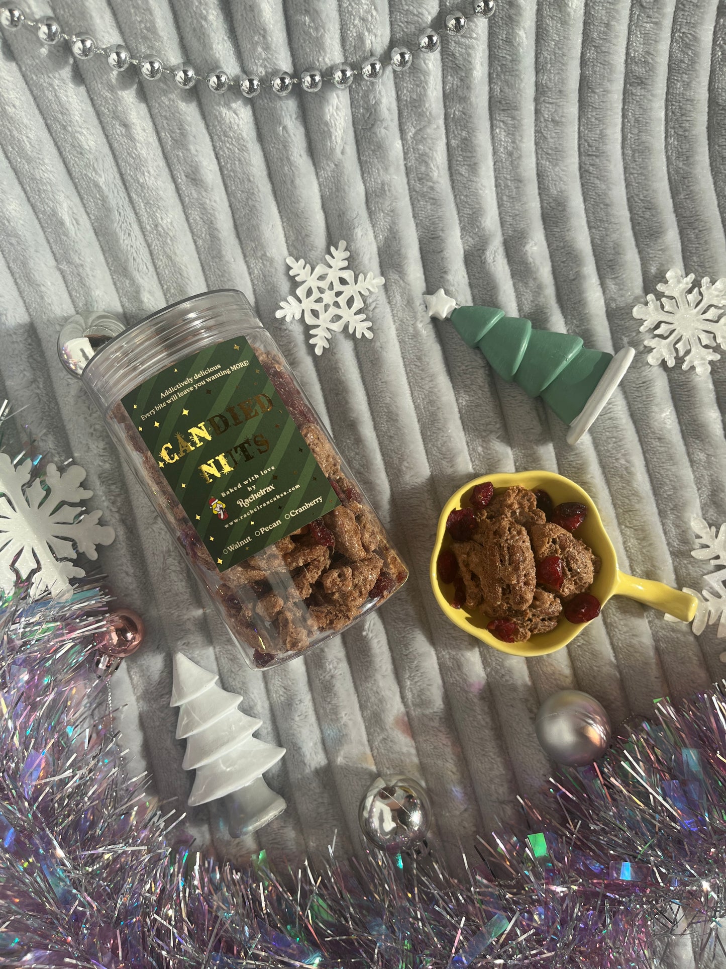 Christmas Candied Nuts (Pecan/Walnut)