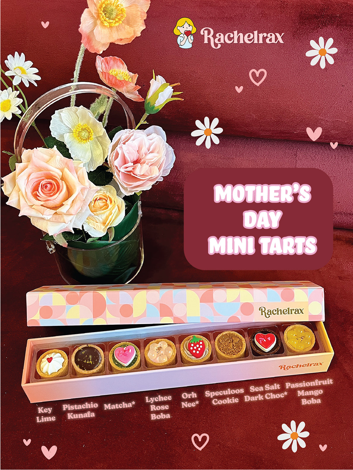 Mother's Day 8pcs Mini Tarts Gift Box