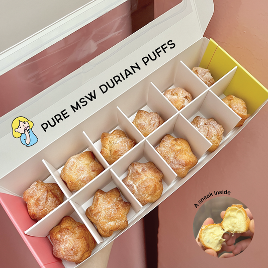 Pure MSW Durian Puffs (12pcs)